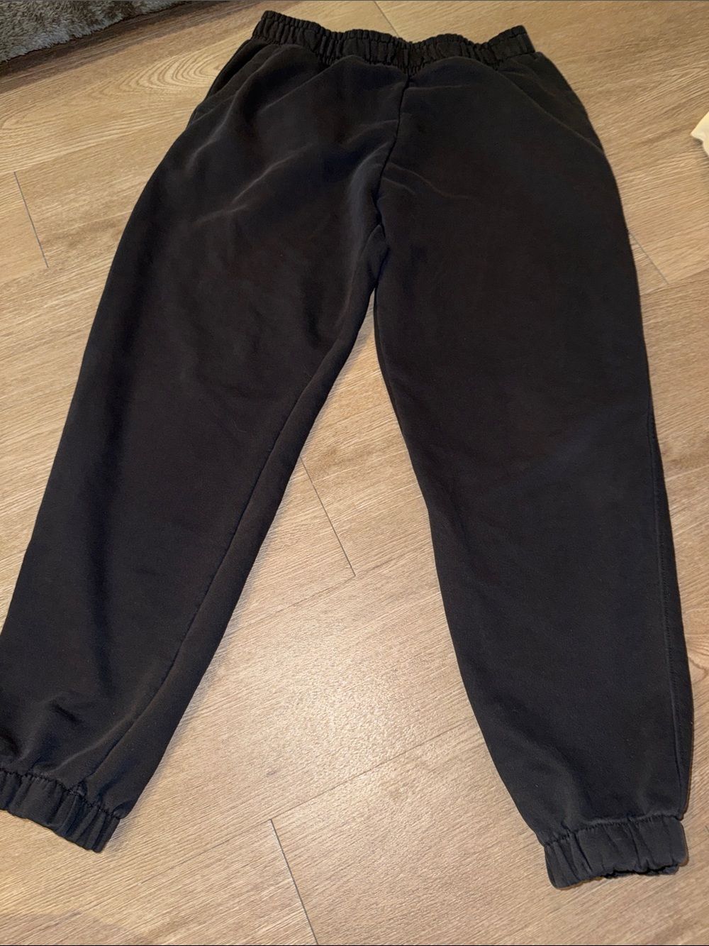 Women’s Black Elastic Waist Jogger Pants